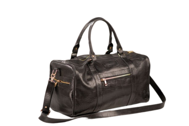 Sac de sport Croco Noir